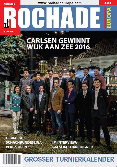 Schachzeitung Rochade Europa 2016 03 Titelseite