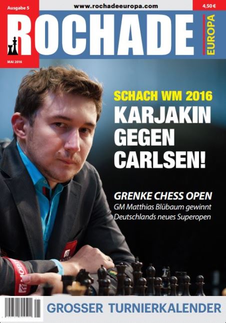 Schachzeitung Rochade Europa 2016 05 Titelseite