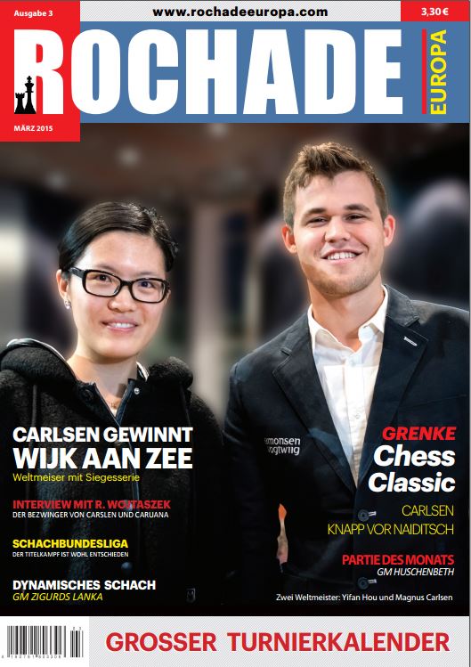 Schachzeitung Rochade Europa 2015 03 Titelseite