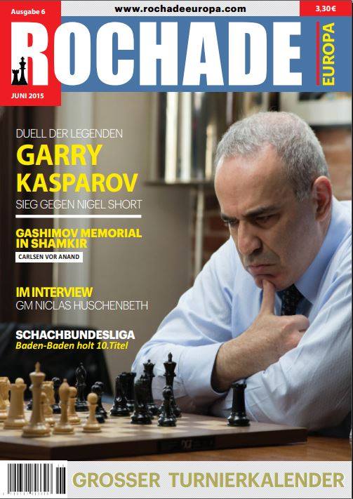 Schachzeitung Rochade Europa 2015 06 Titelseite