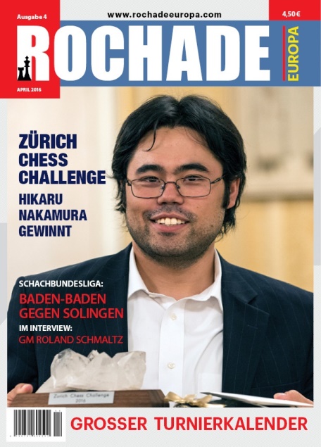 Schachzeitung Rochade Europa 2016 04 Titelseite