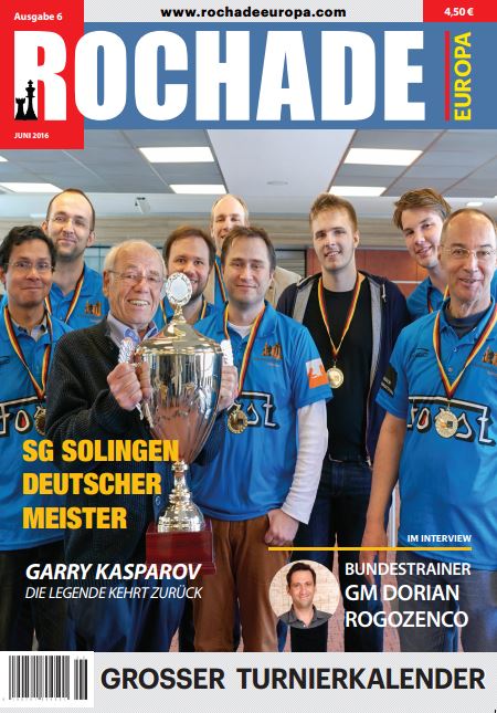 Schachzeitung Rochade Europa 2016 06 Titelseite