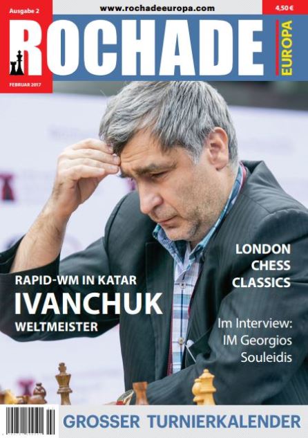 Schachzeitung Rochade Europa 2/2017 Titelseite